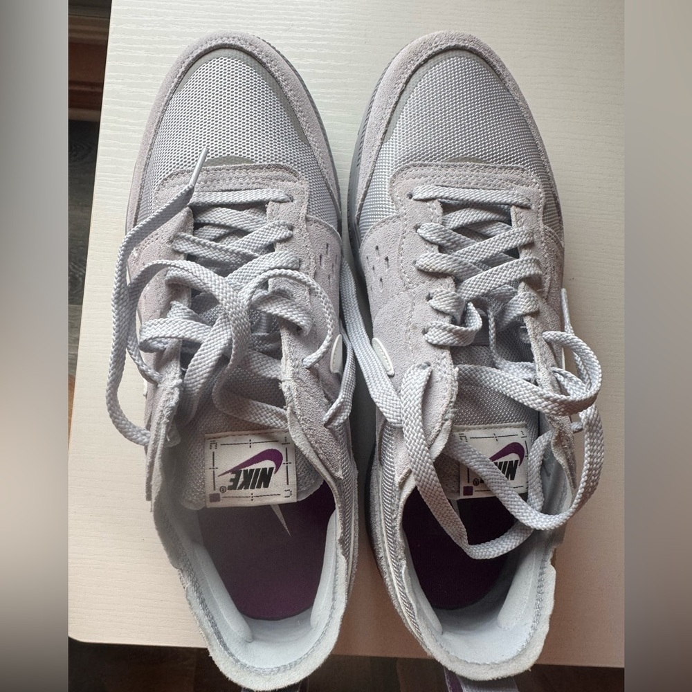 Nike Light Gray Athletic Shoes City Shoes